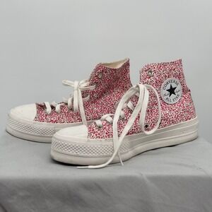 Converse Chuck Taylor All Star Floral Platform High Top Sneakers Women's